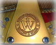Wyman Ebony Grand Piano Cast Iron Plate